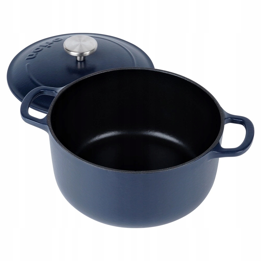 Emaliuotas ketaus puodas su dangčiu LITINA 22 cm, 3,3 l / Orion
