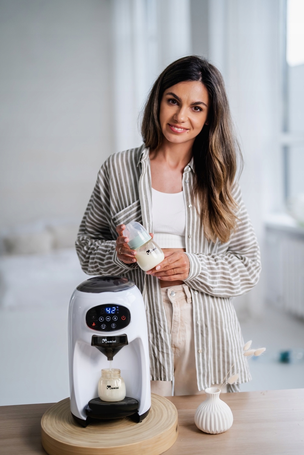 Momini Milk Formula Elite pieno šildytuvas ekspres