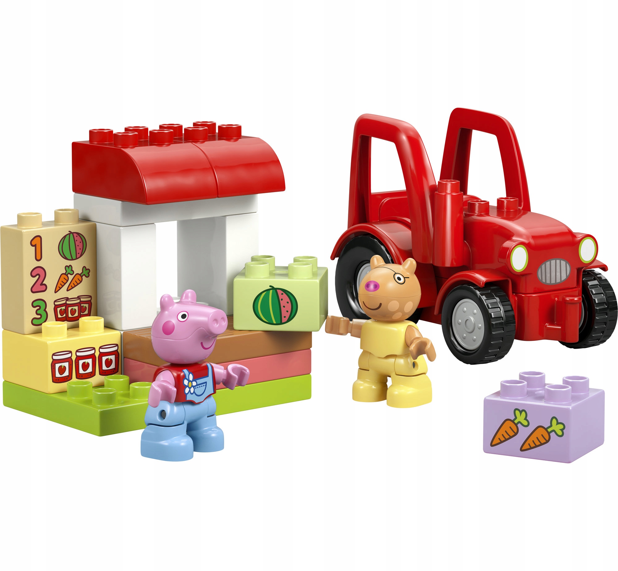 LEGO DUPLO Peppa Pig traktorius ir turgus 10468