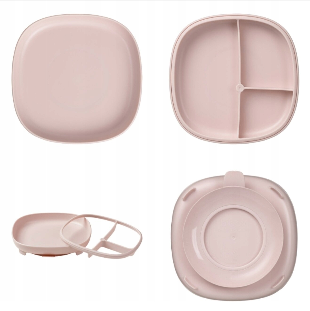 B.BOX Blush Rožinė lėkštė
