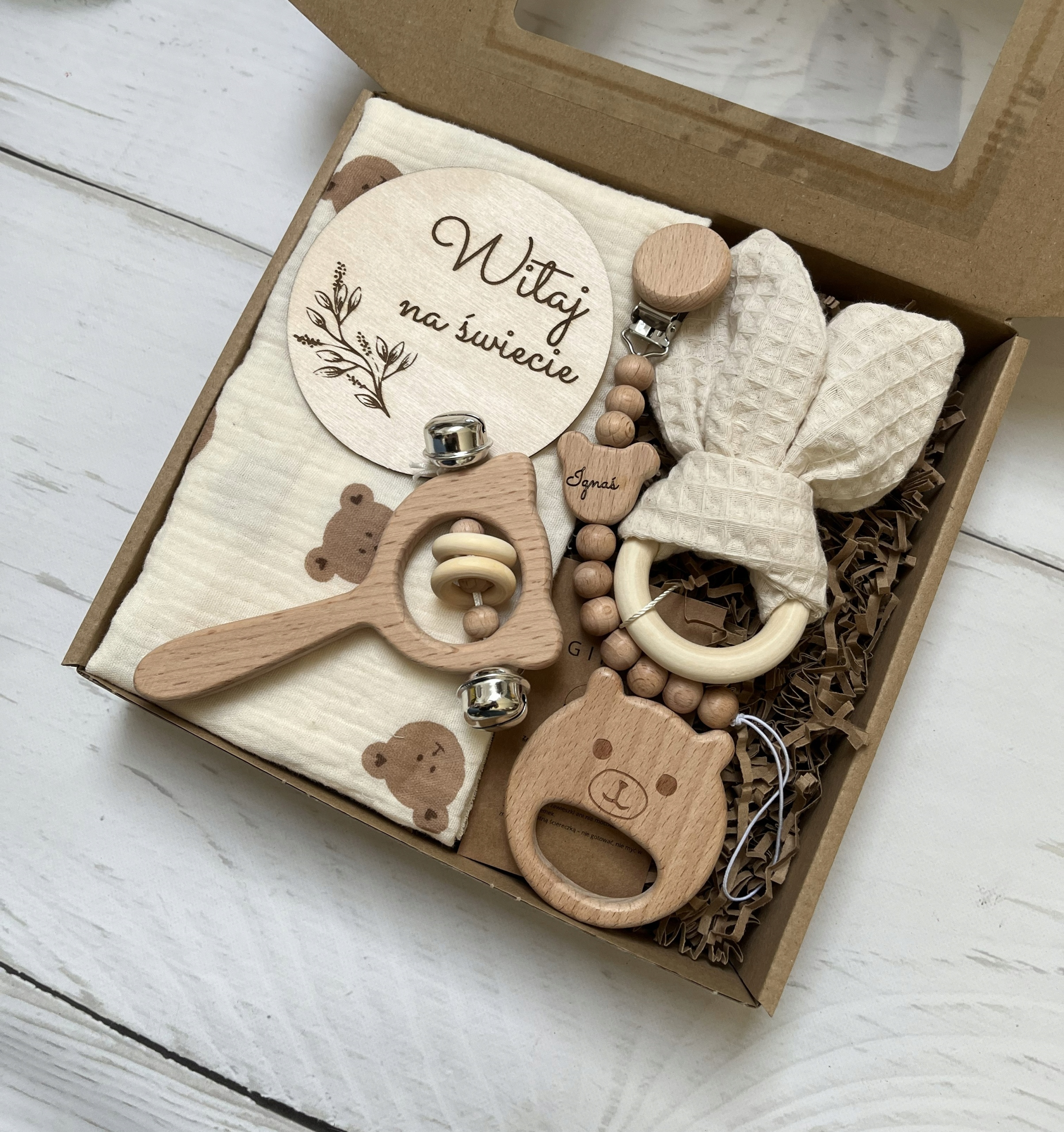 Novogimdžiui dovanu rinkinys, baby shower dėžė