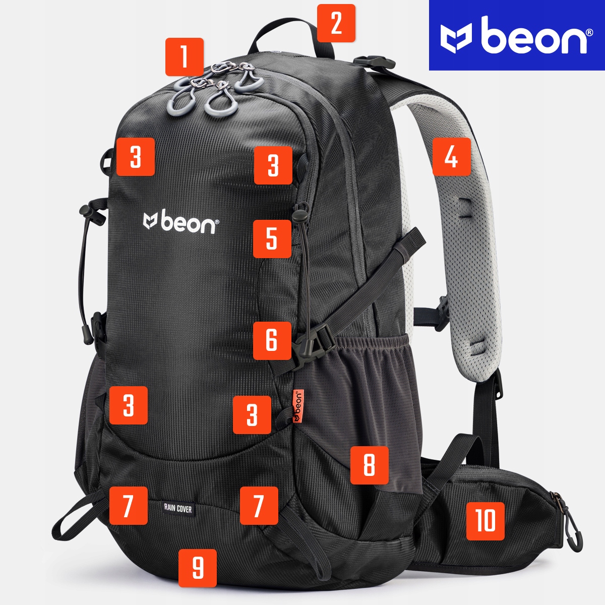 Beon alpinistinis kuprinys 30L vyrams ir moterims