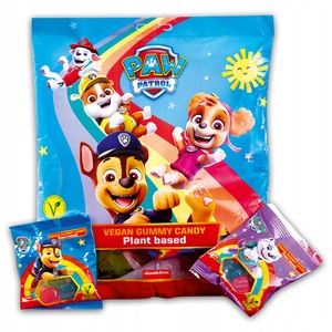 PAW Patrol drebučiai Mini pakuotės PAW PATROL vaisių maišeliai Vegan