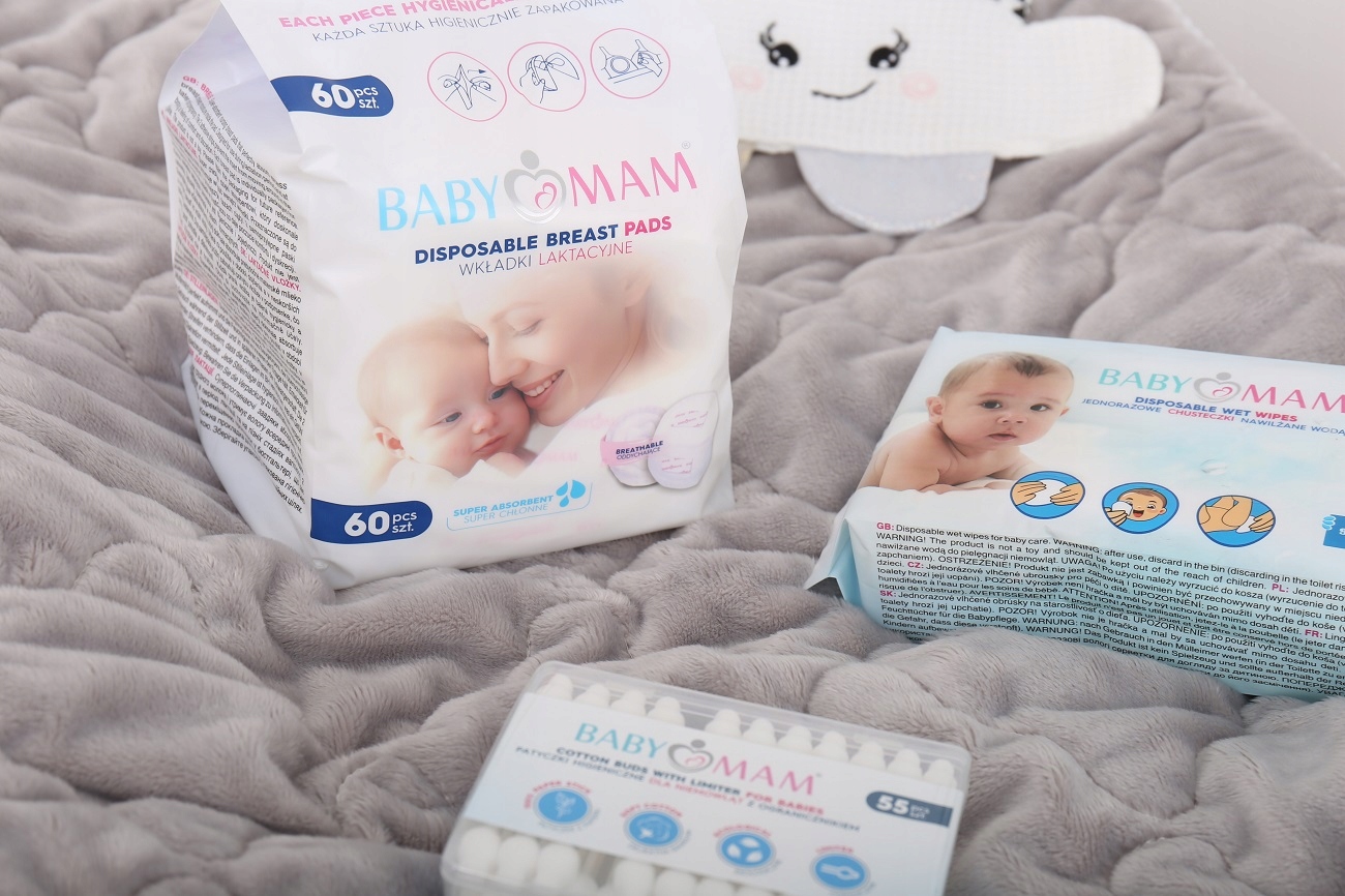 Wkładki laktacyjne Babymam superchłonne 60 szt.