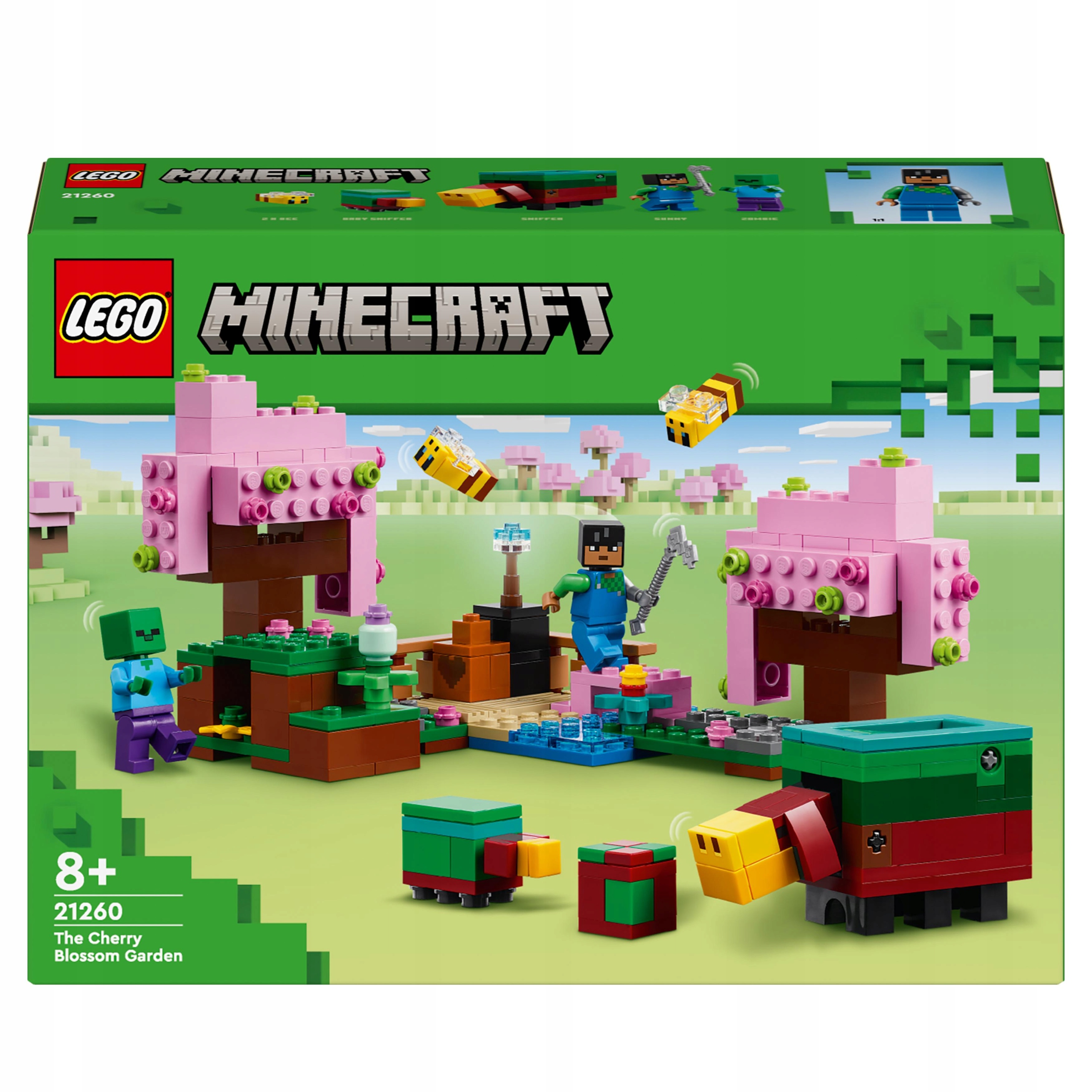 21260 LEGO MINECRAFT CHERRY GARDEN dovanų rinkinys vaikiškoms kaladėlėms