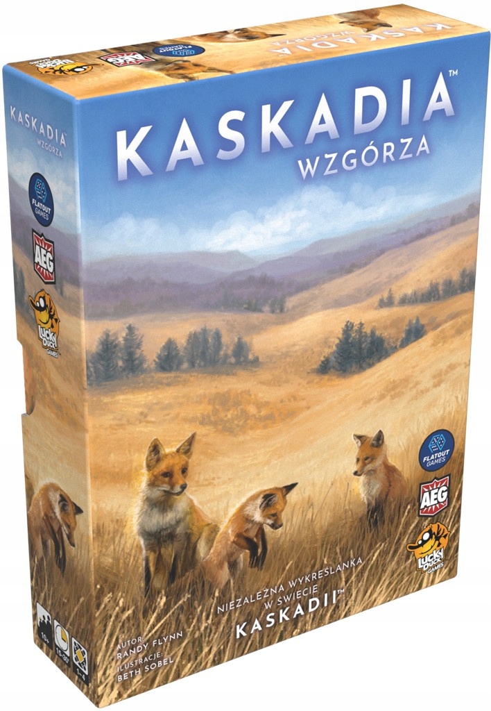 Cascadia: The Hills stalo žaidimas – Lucky Duck Games žaidimas