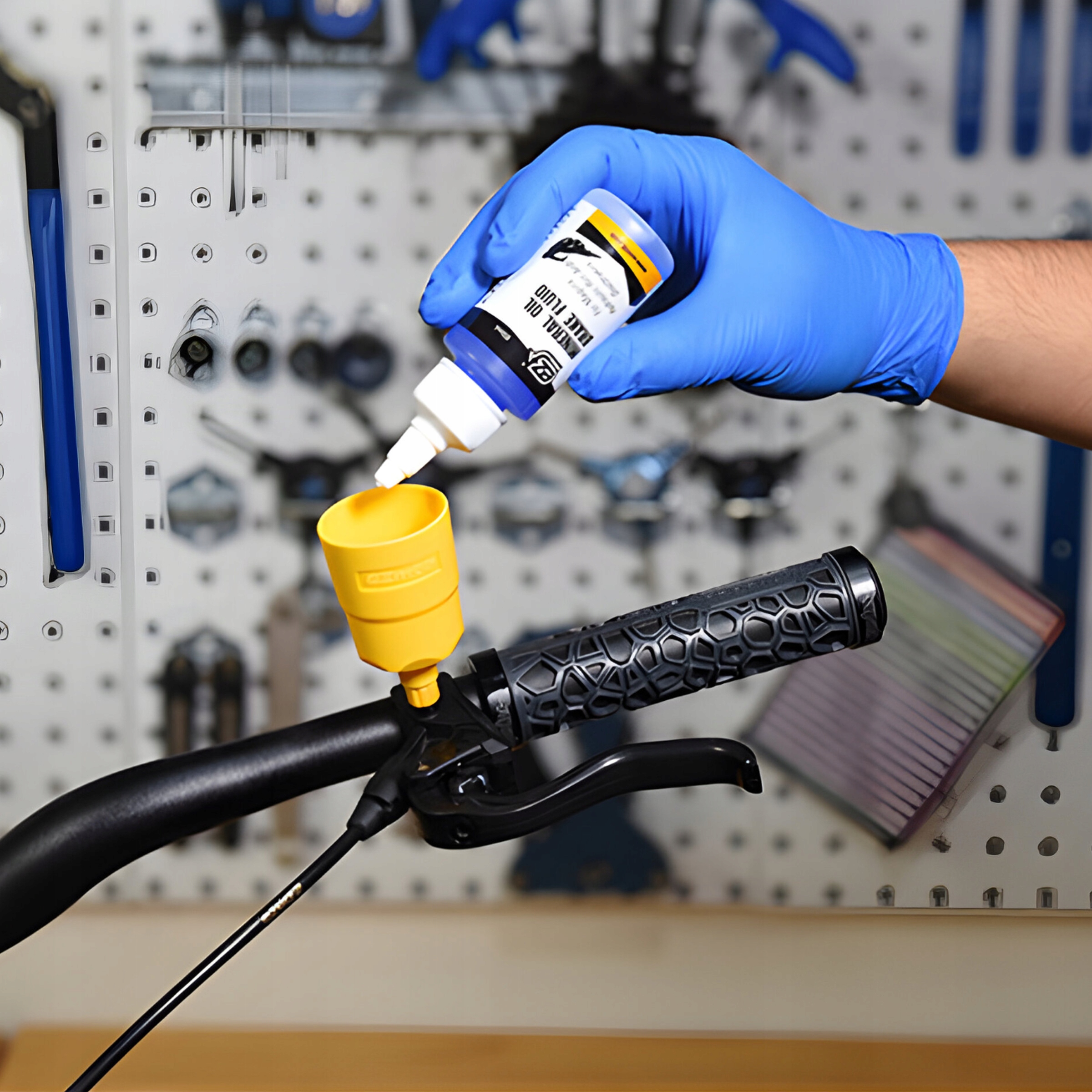 DIDELIS SHIMANO TEKTRO BOX XXL DVIRAČIO STABDŽIŲ NUOLEIDIMO RINKINYS