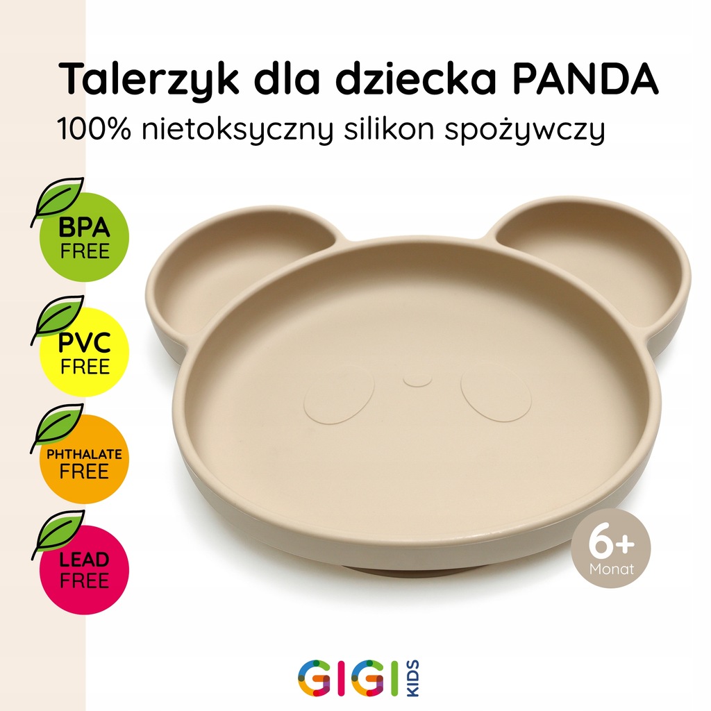Gigi Kids silikoninis rinkinys su lėkštute ir šaukštais