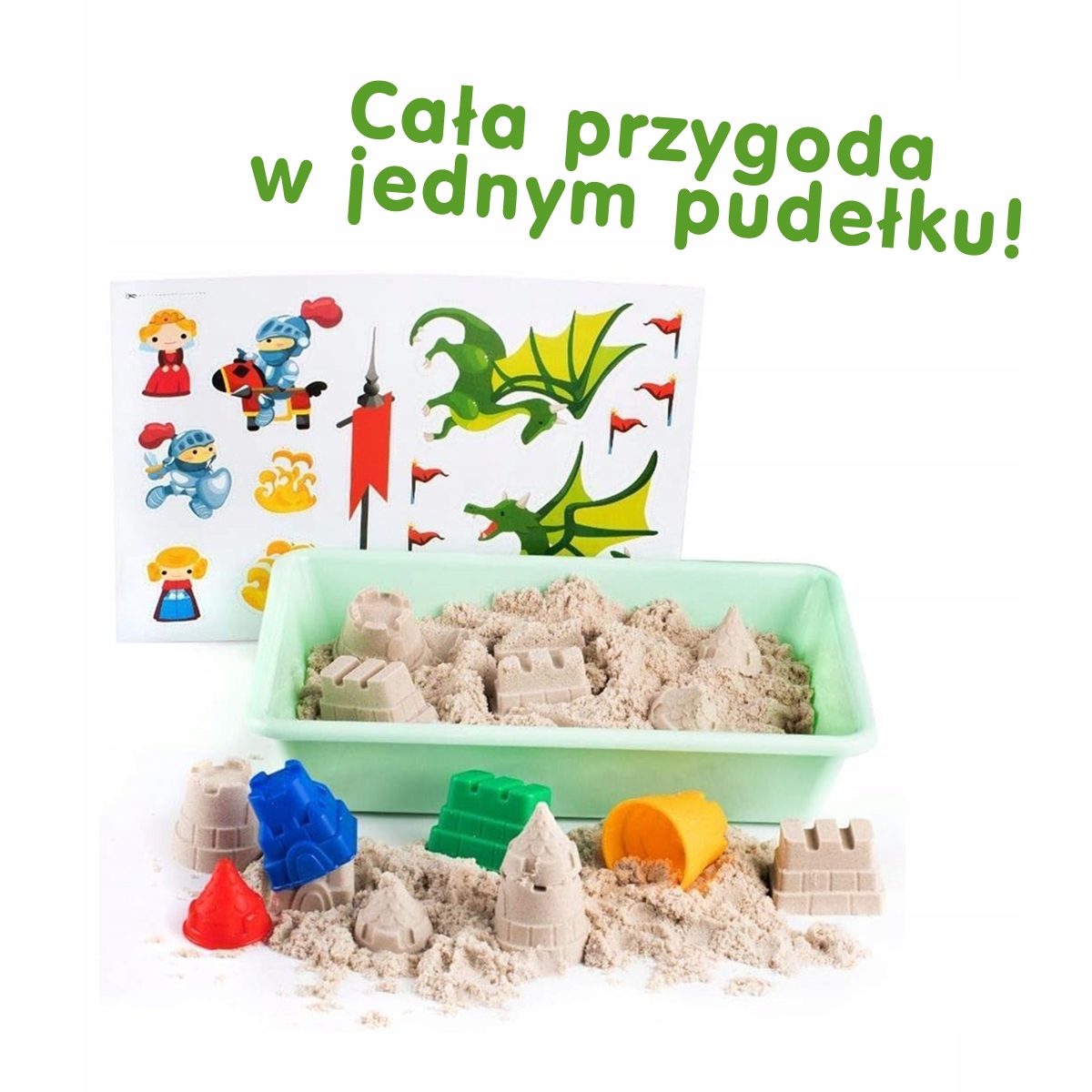 Kinematinio smėlio pilis rinkinys 1kg