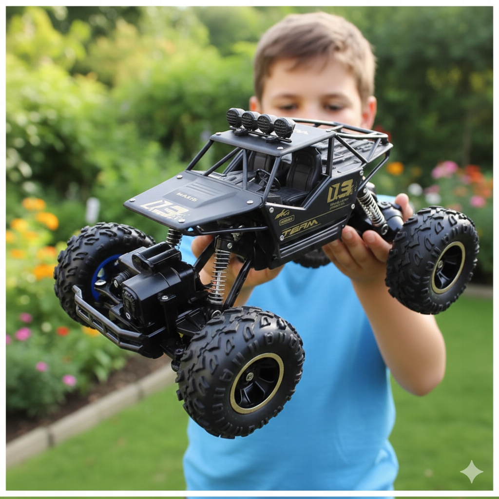 EDAXE valdomas automobilis metalo 4x4 tereninis
