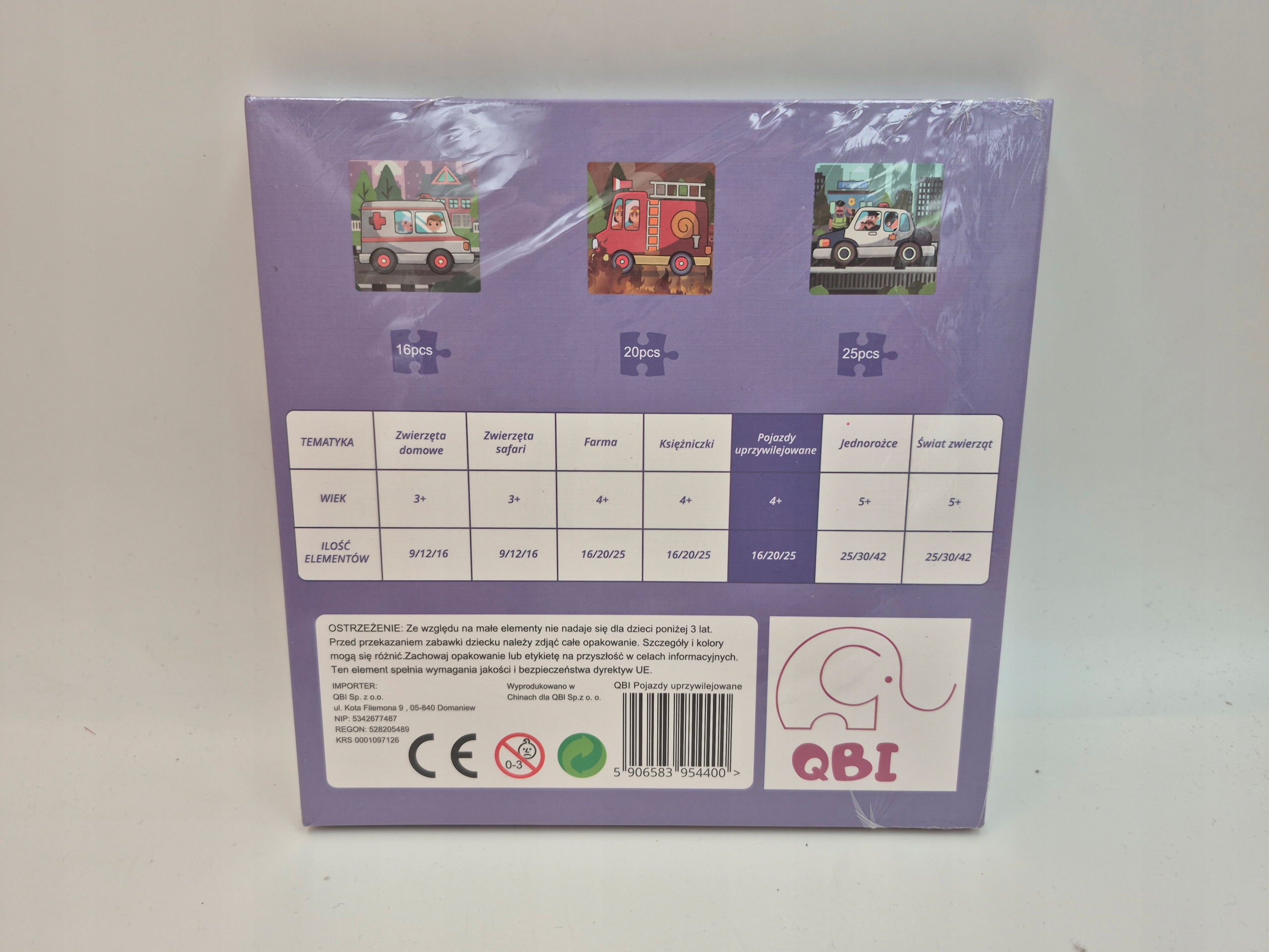 QBI magnetiniai blokeliai Magnetinė dėlionė 3in1 4+
