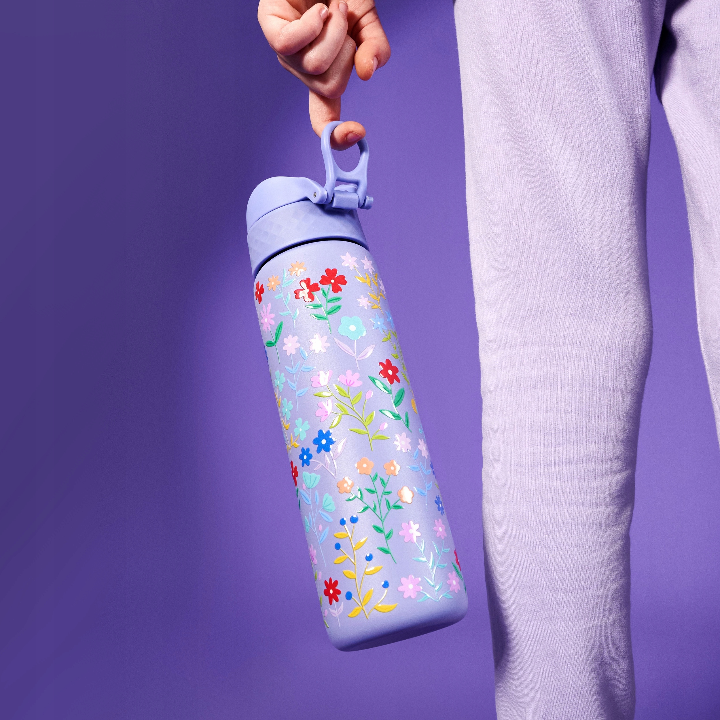 TERMINIS BUTELĖLIS KAVAI IR ARBATA PURPURINIS GĖLĖS ION8 0,5 L