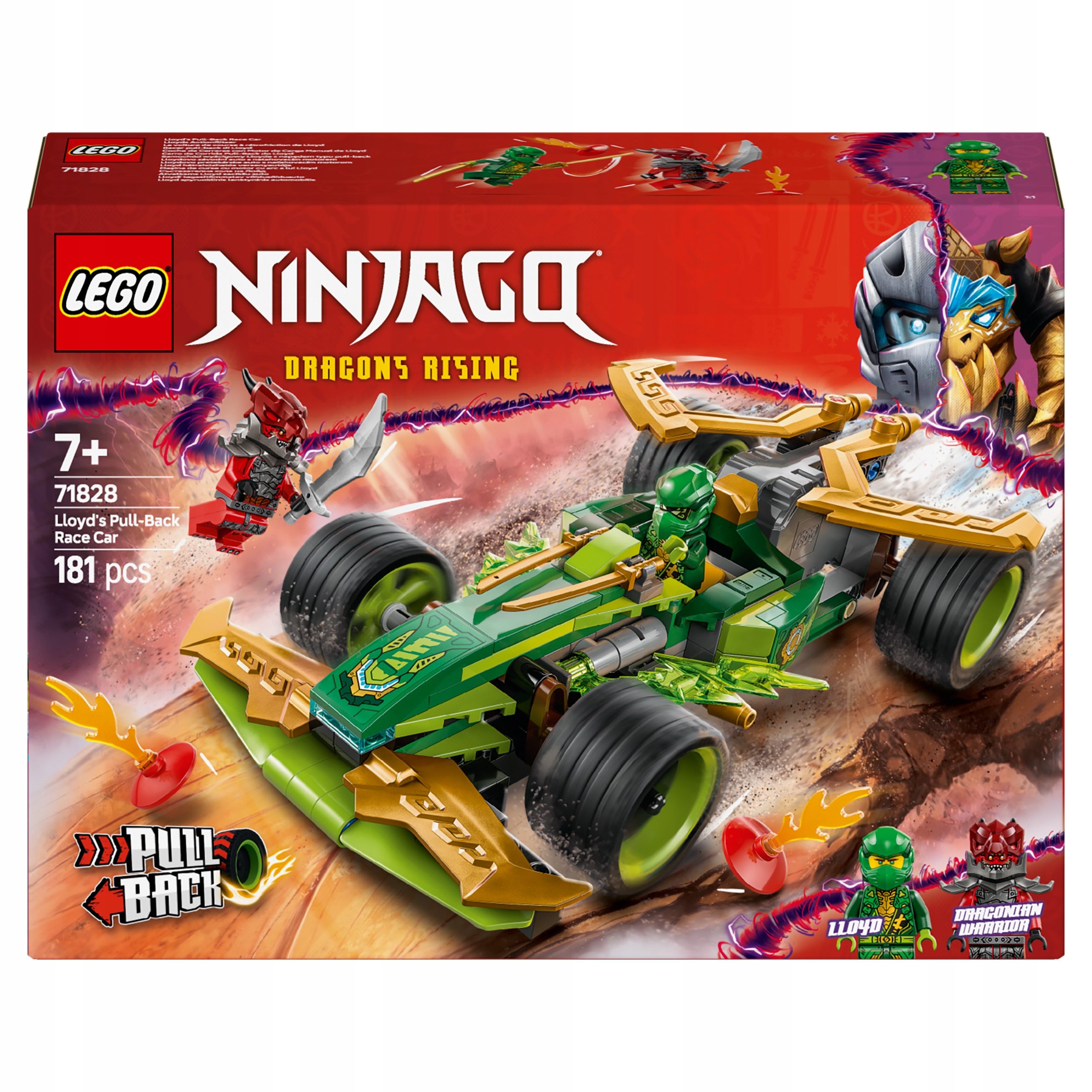 LEGO Ninjago Lloydo lenktyninis automobilis 71828