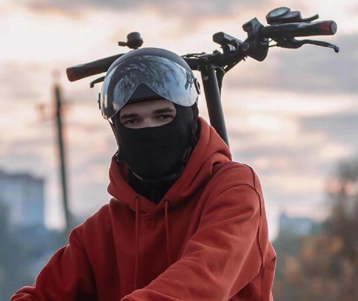 LENKIJA MOTOCIKLA BALACLAVA MEDVILNĖ Balaclava BANDANA Dviračio veidui