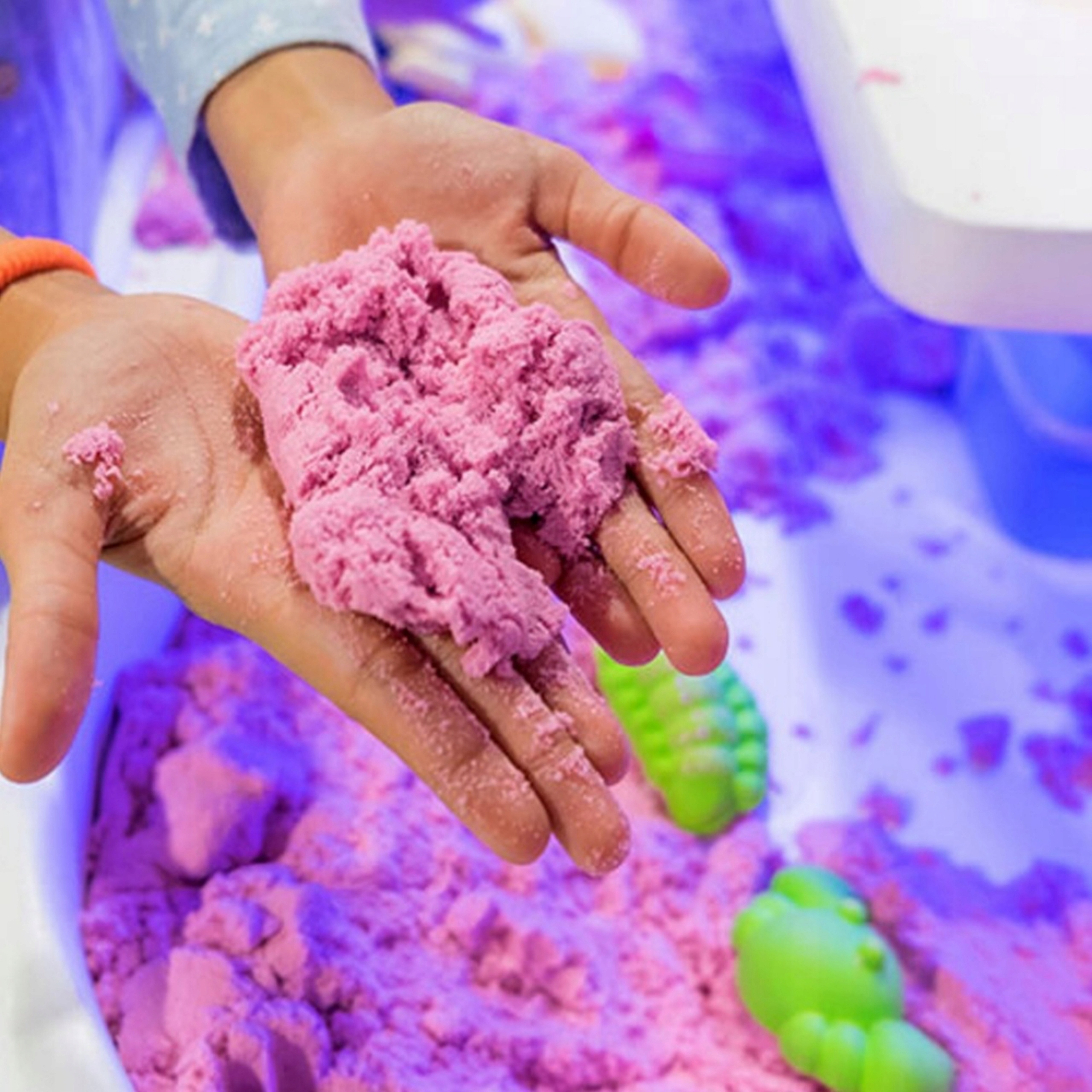 Kinetic Sand 3kg Magic Set Formelės Mentele Sandbox Children XL