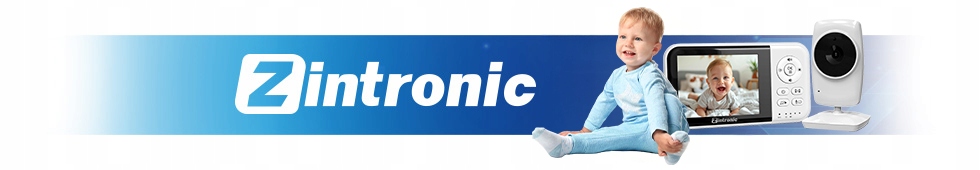 Zintronic vaikiška stebėjimo kamera su ekranu 3.2 col