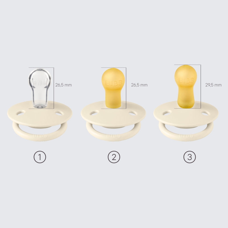 Bibs De Lux čiulptukai anatominiai 2 vnt. 0-36 mėn.