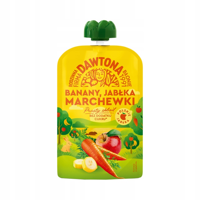 Dawtona vaisių deserai be cukraus 12x100 g