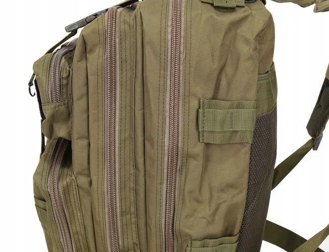 XL žalia žygio kuprinė TRIZAND 35L, patvari, reguliuojami pečių dirželiai