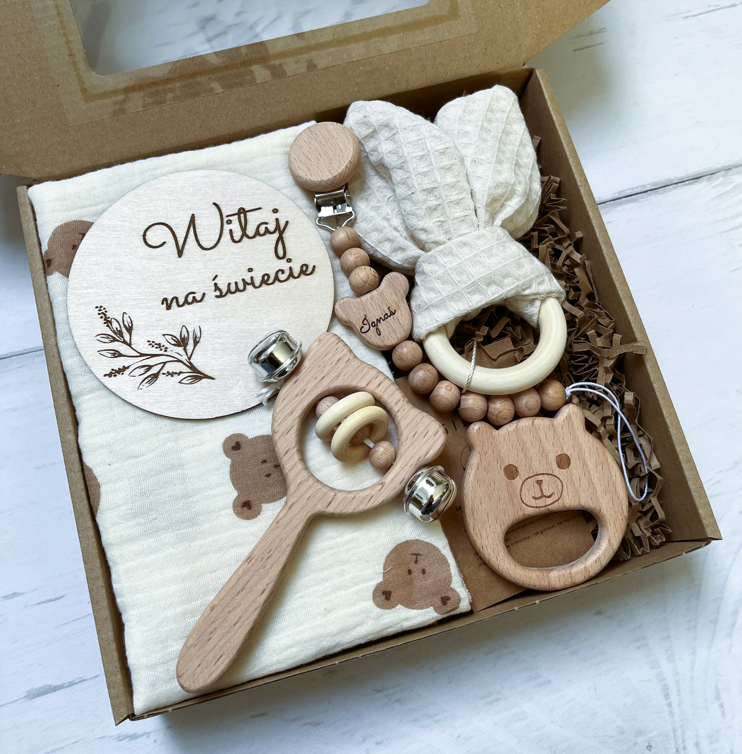 Novogimdžiui dovanu rinkinys, baby shower dėžė