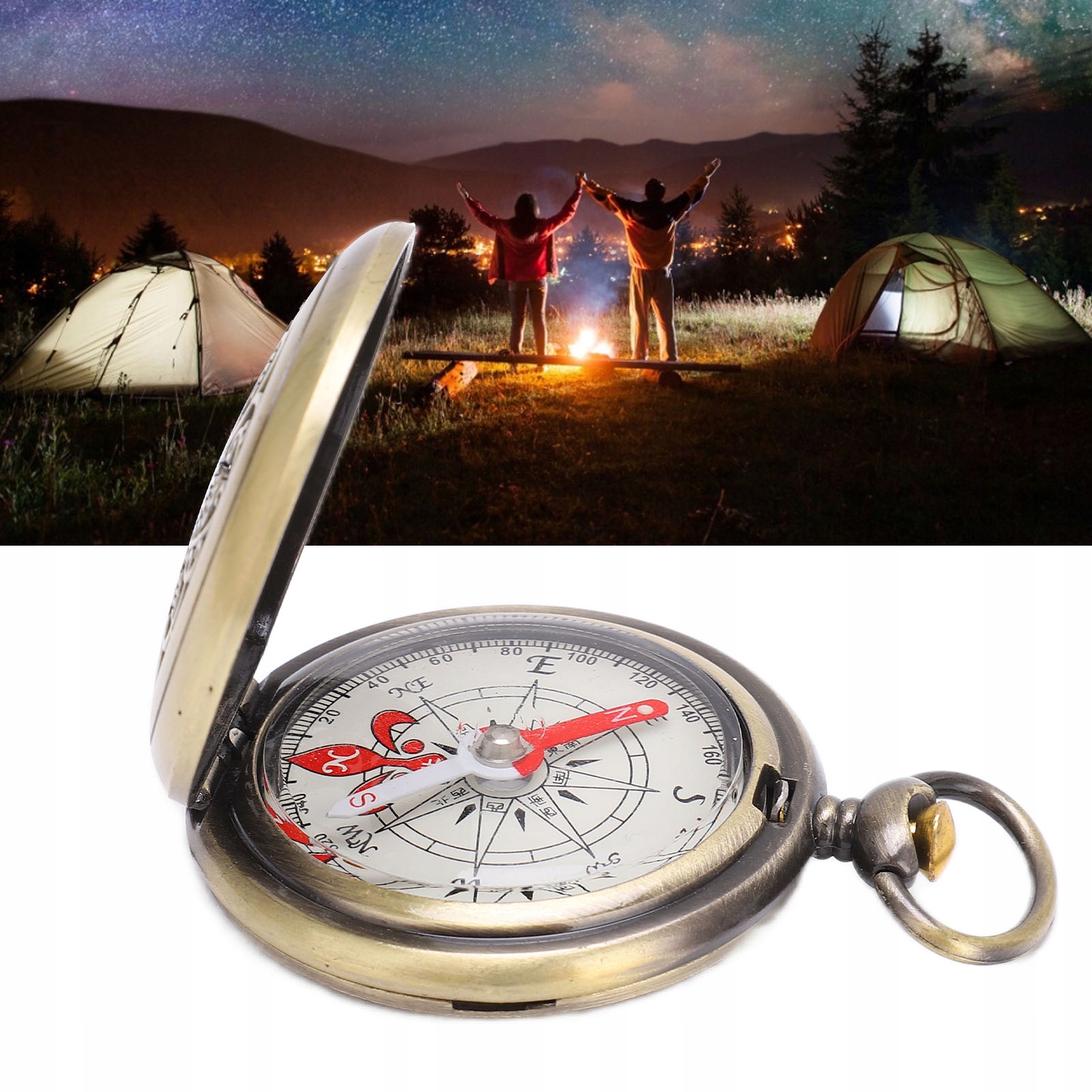 KOMPASAS TURISTINIS KOMPASAS LAUKO NAVIGACIJAI