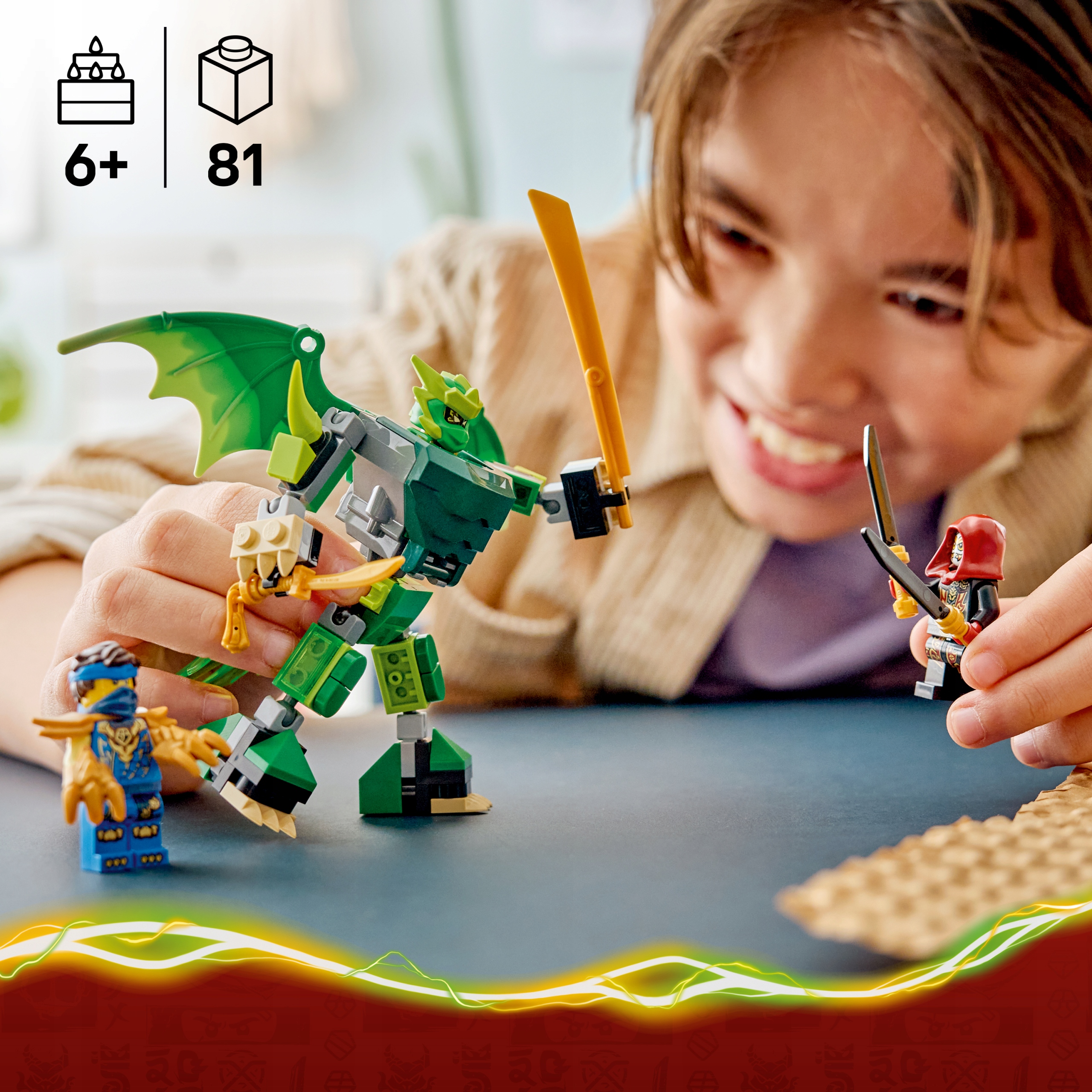 LEGO Ninjago Lloyd smaugų mech 71862