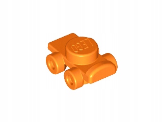 LEGO oranžiniai suktukai 2 vnt