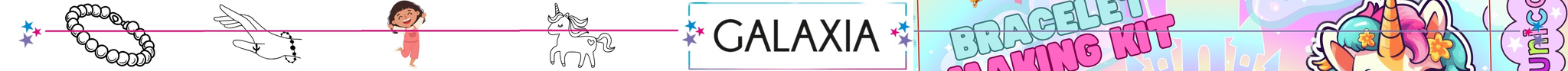 GALAXIA papuošalų rinkinys pakabukai karoliukai