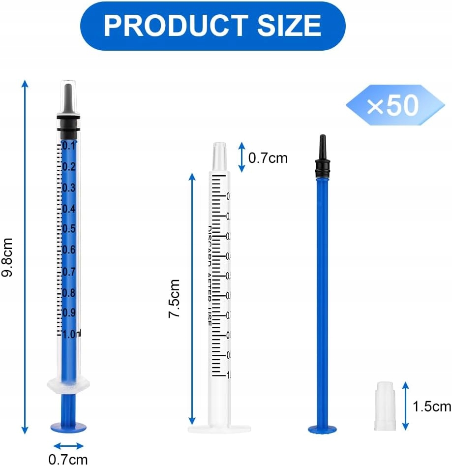 1 ml ŠVIRKŠTAI 50 Vnt.
