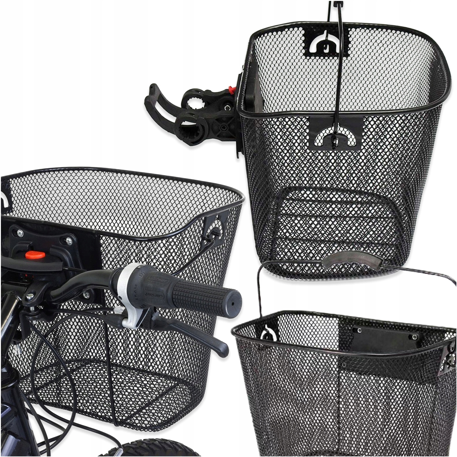 MEMFLOW metalinis dviračio krepšys priekyje 34cm