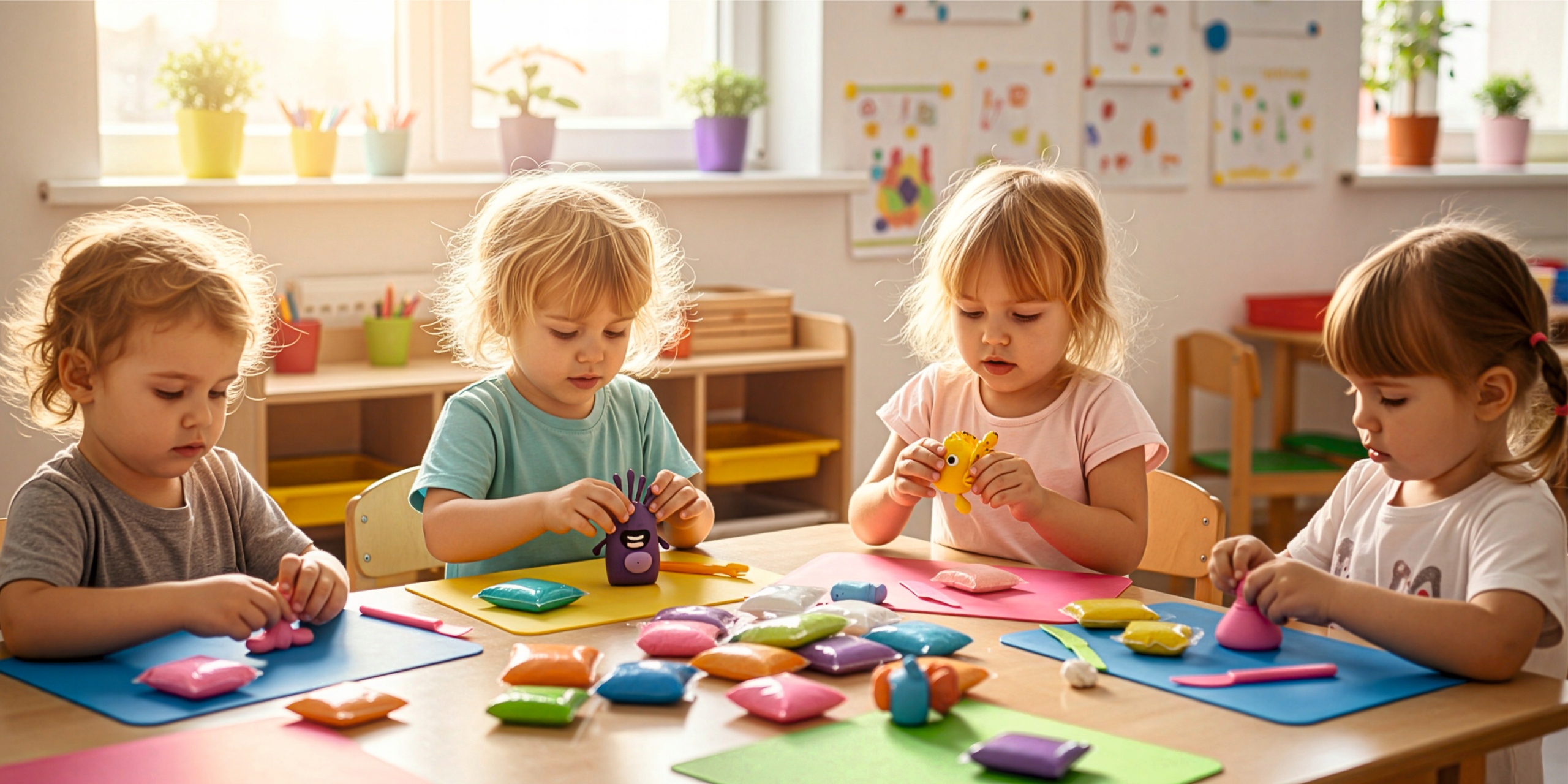 EVI SUPER CLAY magija plastelinas 108 daliu