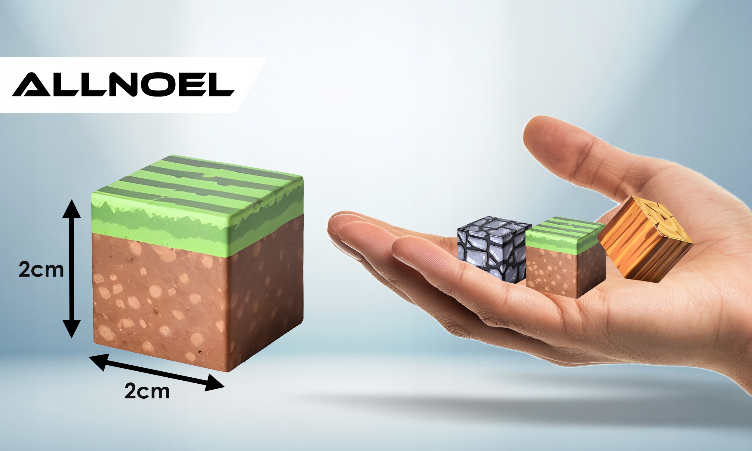 MAGNETINIAI BLOKAI 501 EL KUBAS VAIKAMS + 6 PIXEL FIGURĖLIŲ RINKINYS