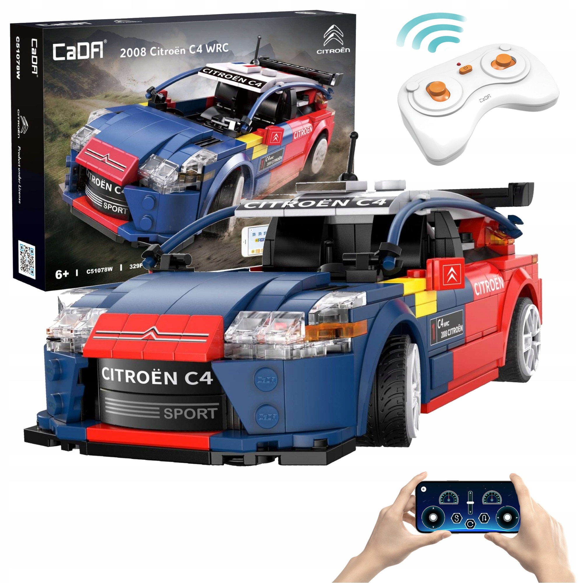 Cada Citroen C4 WRC televairas 329 dalių