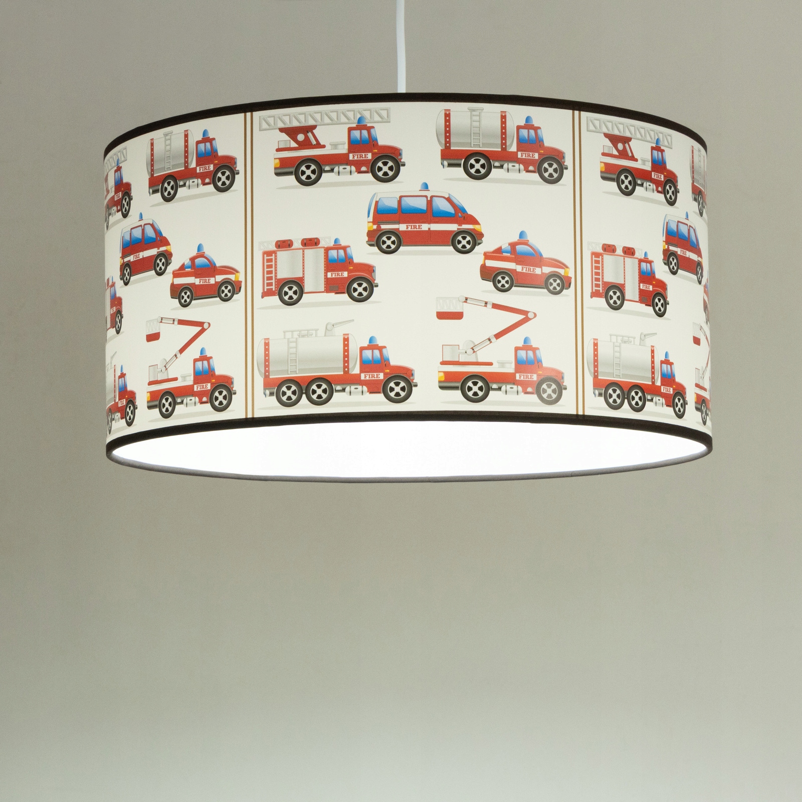 HEXE KIDS vaikiška pakabinama lempa FIRE BRITAIN 1 x 60W E27 balta H0969