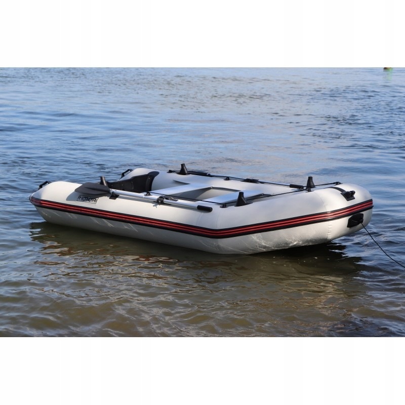 PONTOO 4-vietis Fishing Kormoran 330D KIL Aliuminis viso grindų pilkas