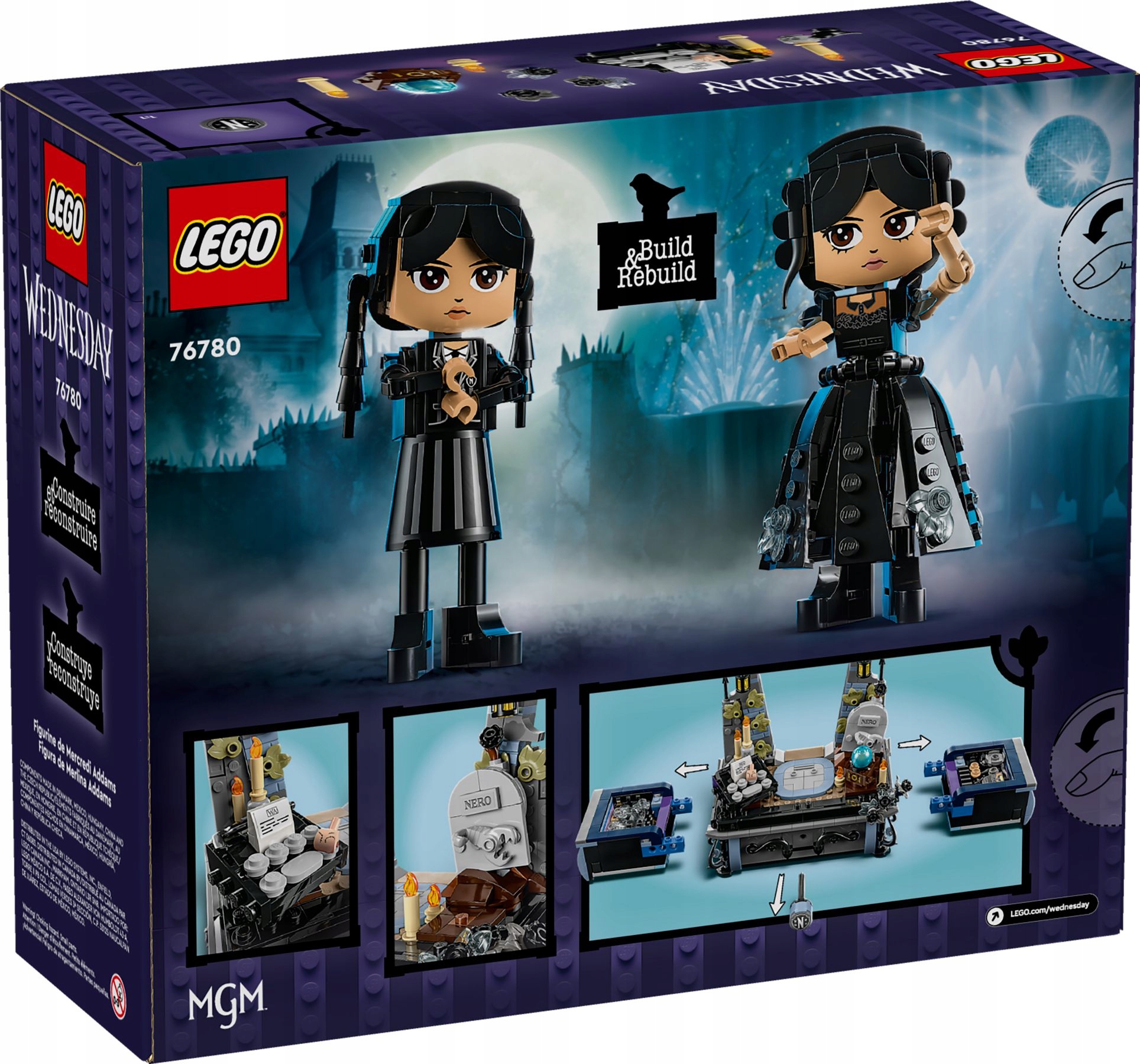 Lego 76780 Wednesday figūrėlė Wednseday Addams