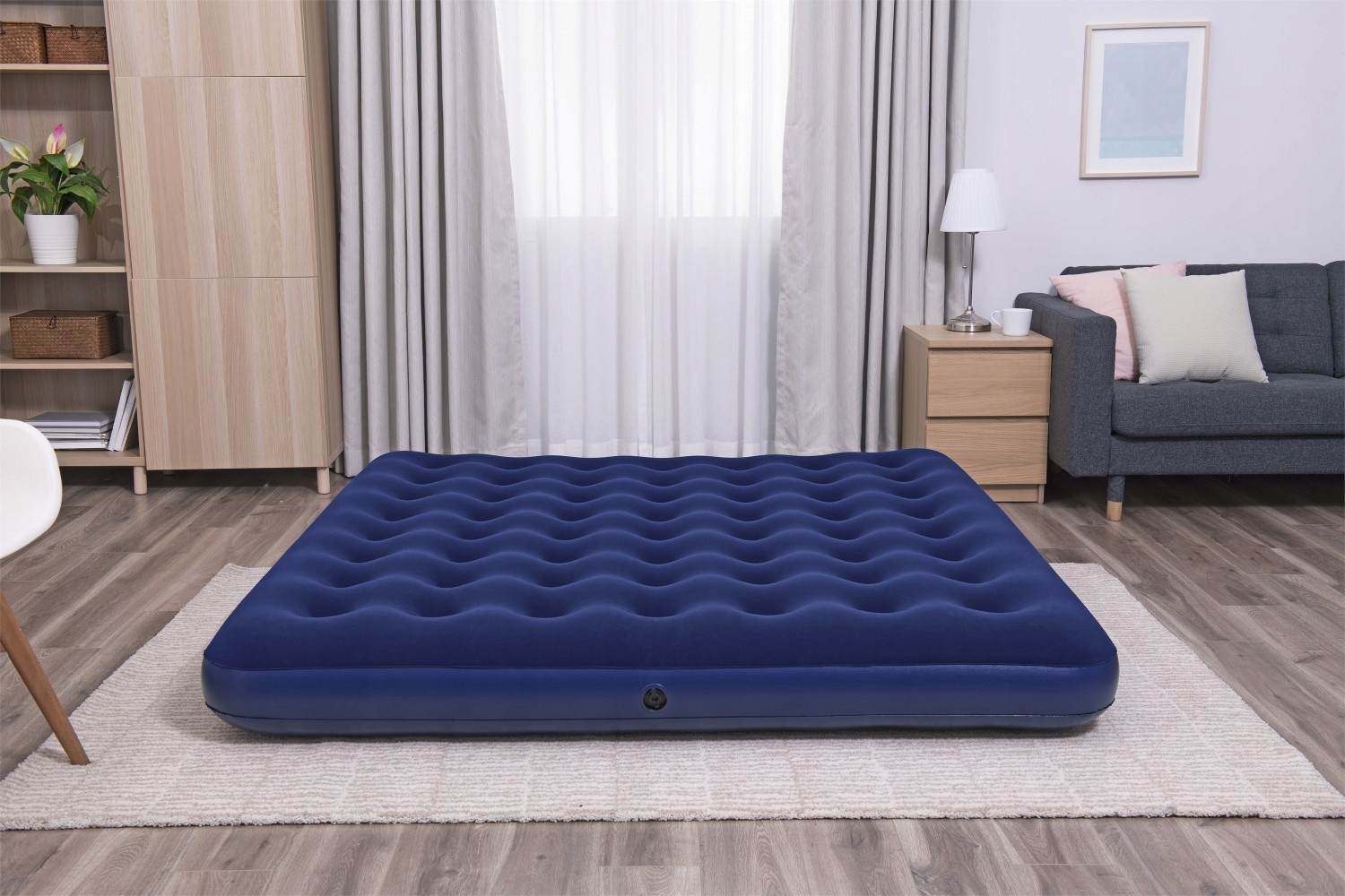Bestway dvivietis pripučiamas matracas 203x183x22 cm