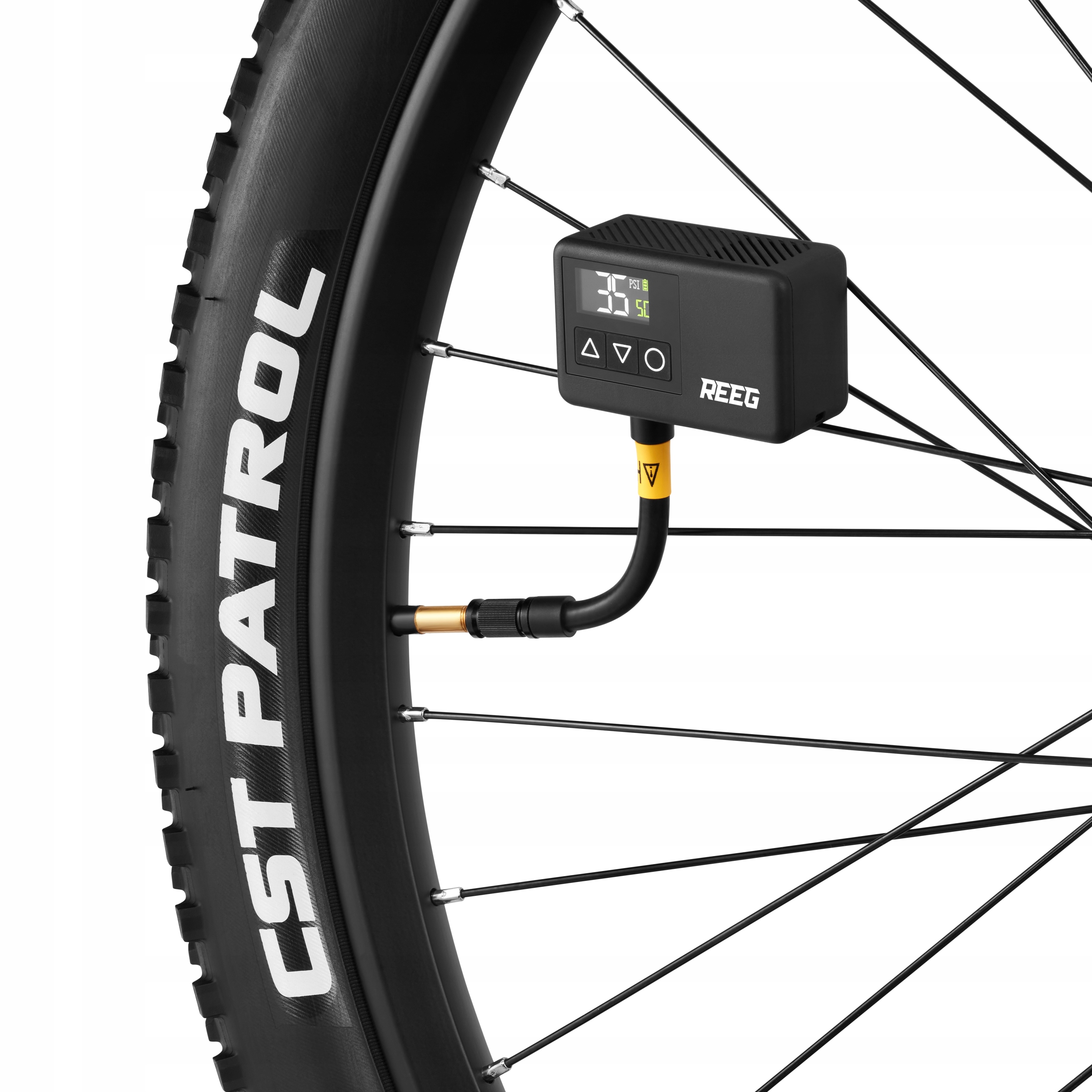 Reeg Air Pump MINI elektrinis siurblys dviračiui, paspirtukui, rutuliui 120 PSI