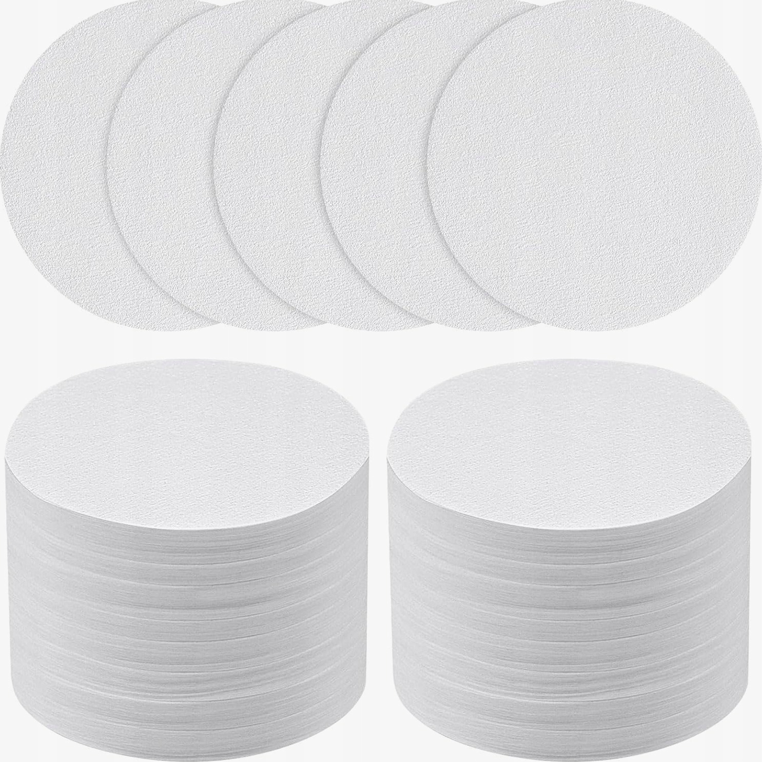 Apvalus 58 mm vienkartinis popierinis kavos filtras, 400 vnt