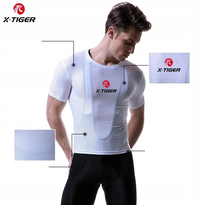 Vyriški kvėpuojantys „Thermal X-Tiger Pro M“ apatiniai dviračių marškinėliai