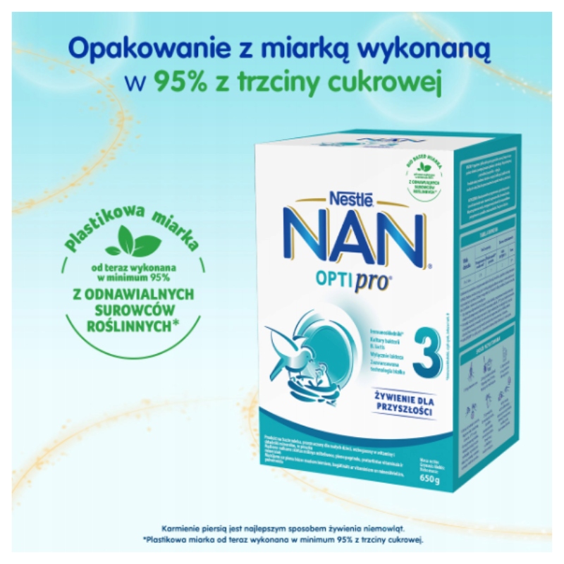 Nestlé Nan Optipro 3 pieno formulė 3 x 650 g