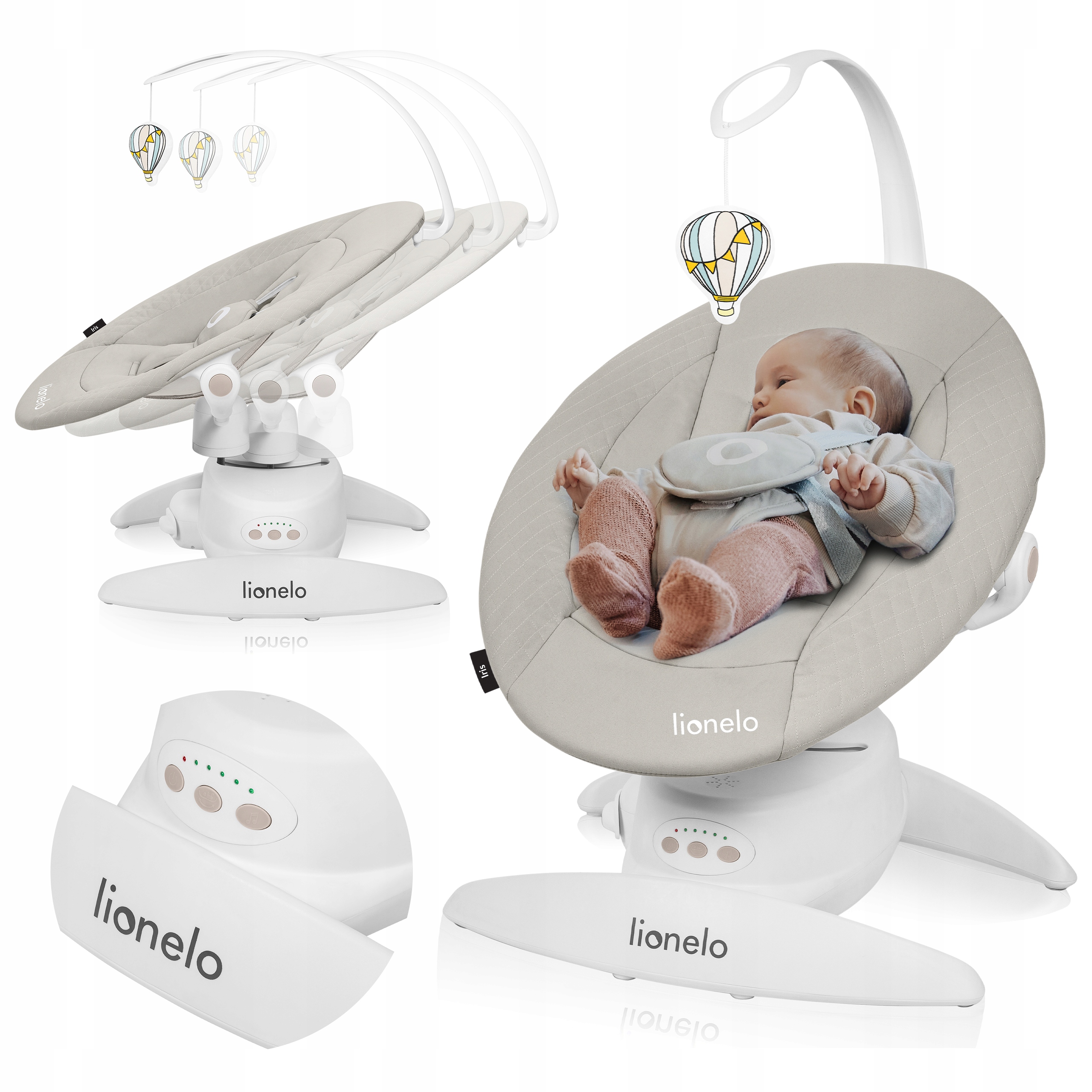 Lionelo Iris elektrinė supama-gulėjimo pakliūnė 0-9 kg