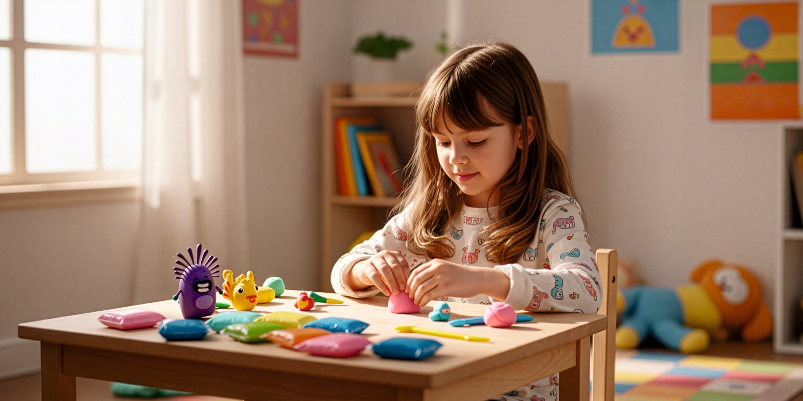 EVI SUPER CLAY magija plastelinas 108 daliu