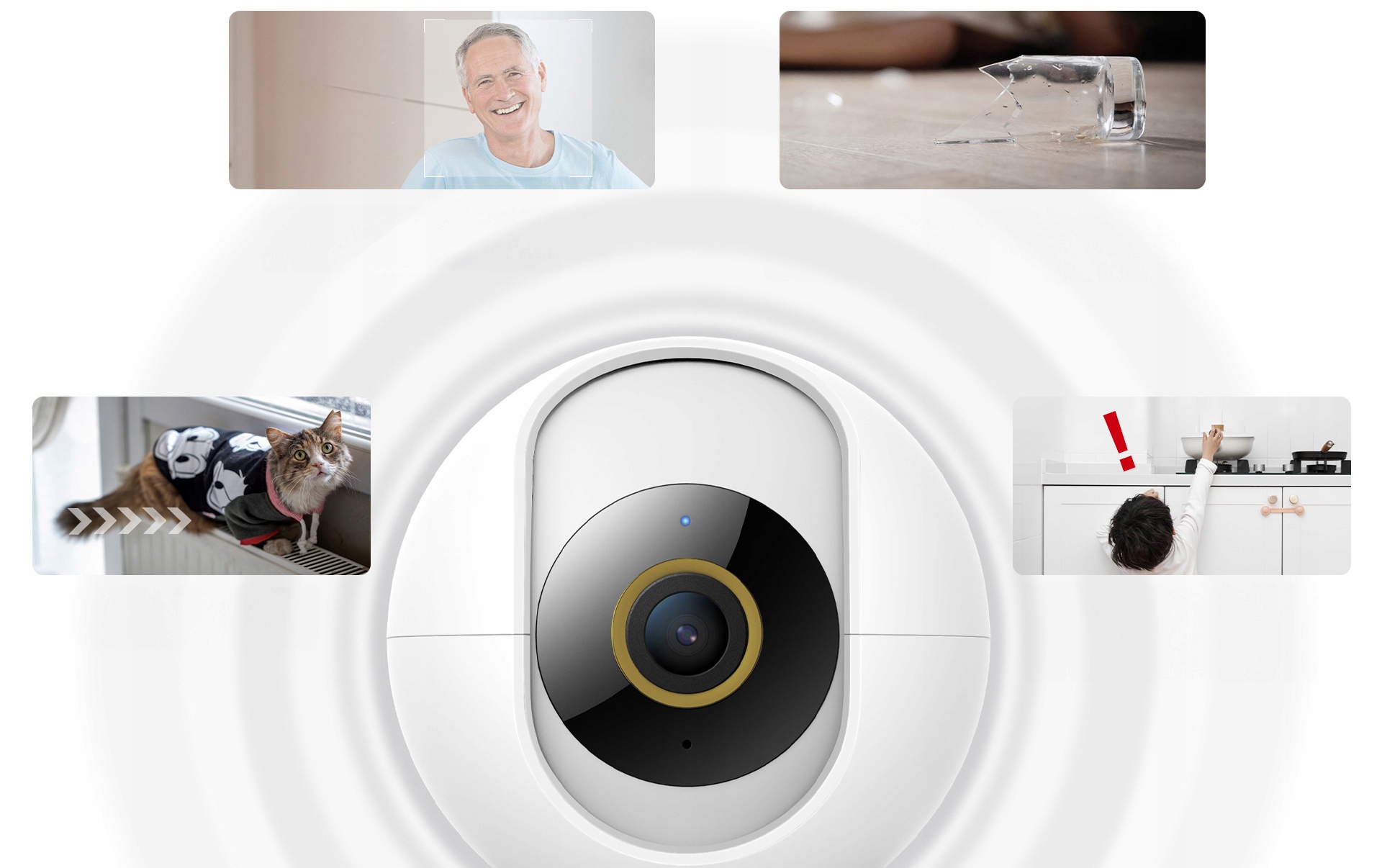 IMILAB C22 Mijia sukamoji kamera monitoringui 360°