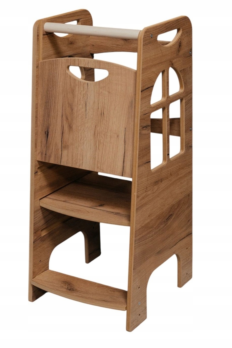 Pomocnik Kuchenny Montessori regulowany Kitchen Helper Tower Wood Style
