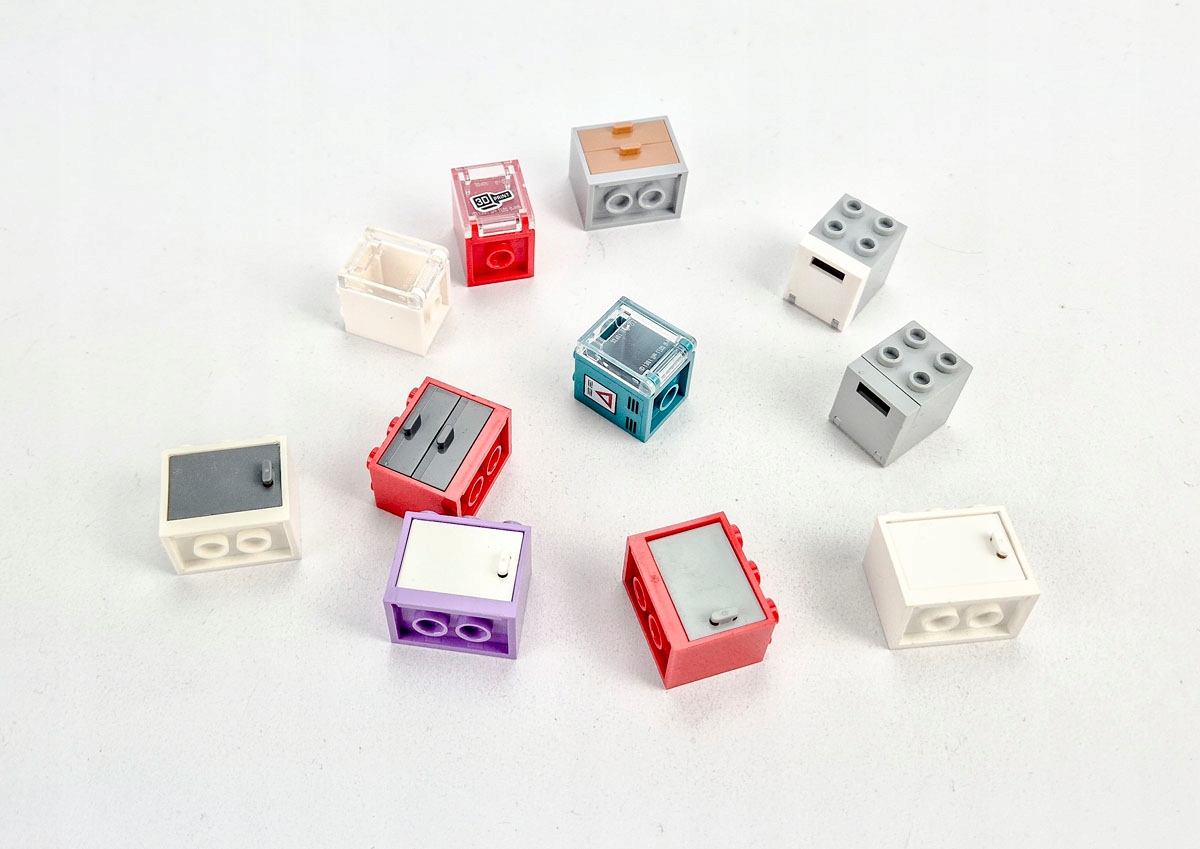 LEGO priedai ir elementai šafai bei pašto dėžutei