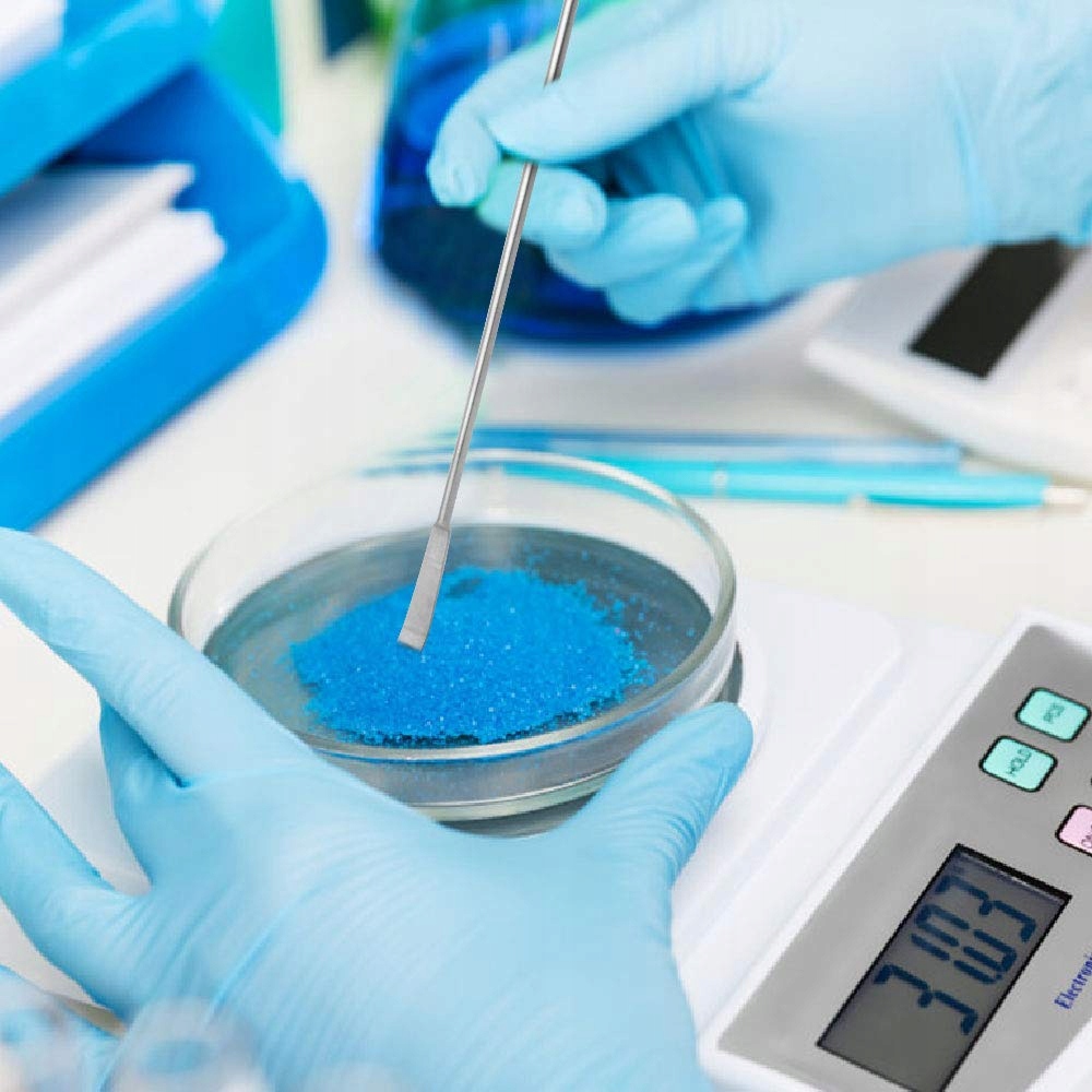 LABORATORINĖS MENTELĖS 18 Vnt. NERŪDIJANČIO PLIENO MIKRO Šaukštelių rinkinys