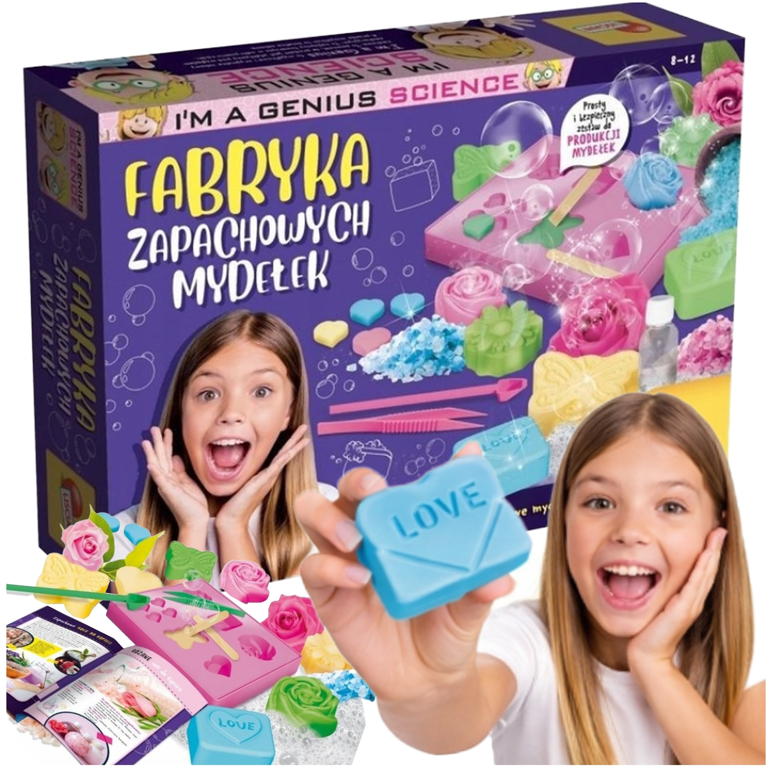 Lisciani Fabryka mydełek - kreatywna zabawka dla dziewczynek