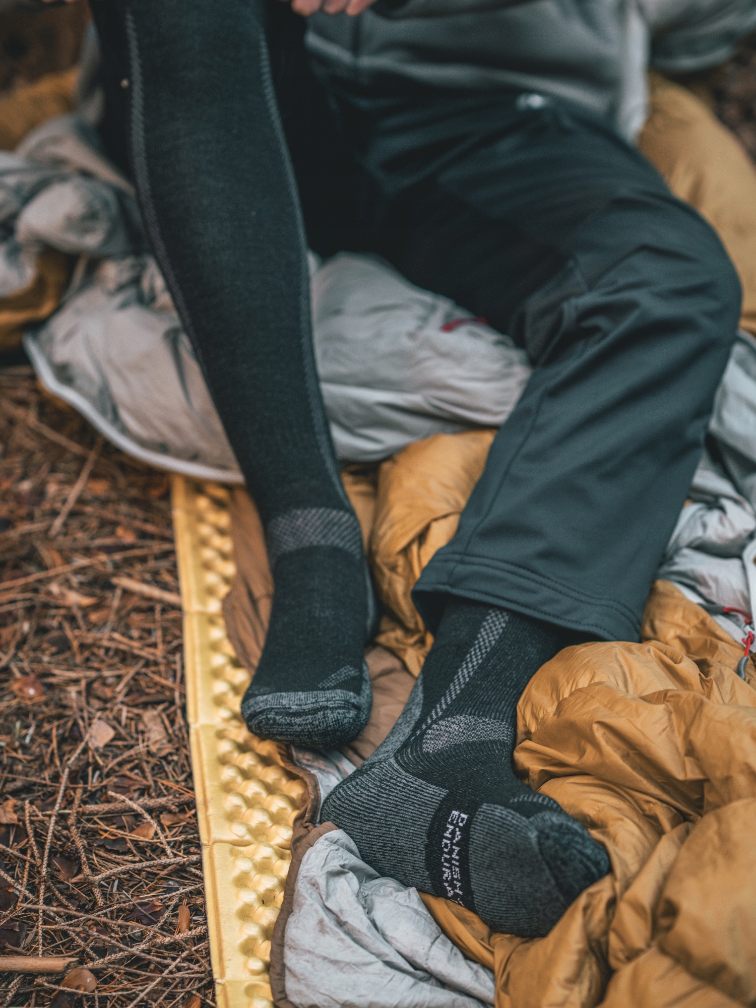 Ilgos merino kojinės trekingui DANISH ENDURANCE Kelių ilgio kojinės 39-42
