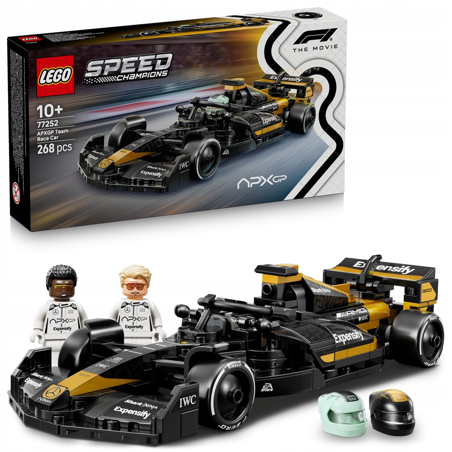 LEGO Speed Champions 77252 F1 lentos lentelė